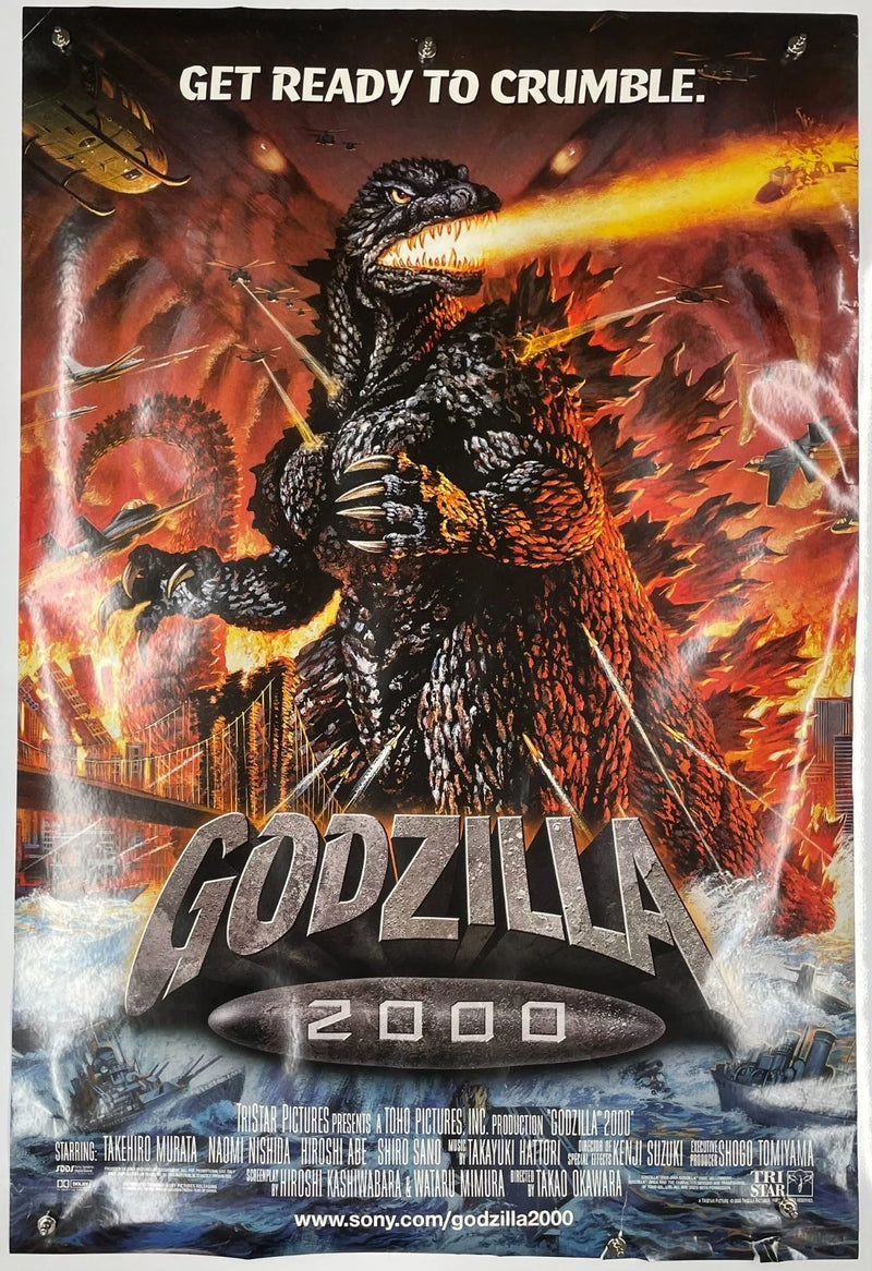 Godzilla 2000 (1999) Double-Sided Advance Movie Poster 27x40