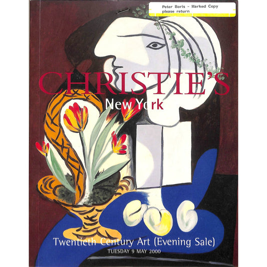 Christie's Twentieth Century Art Auction Catalog May 9, 2000