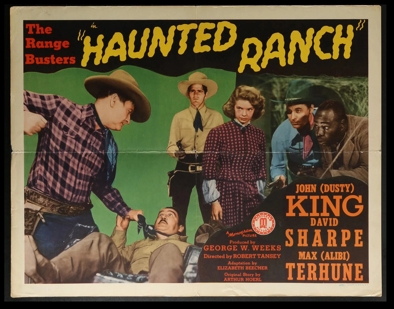 Haunted Ranch (1943) Original Half-Sheet Movie Poster 22x28