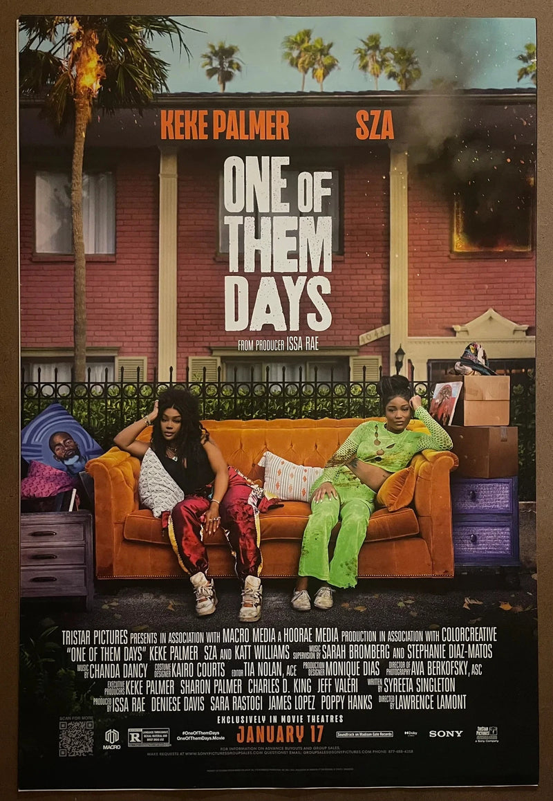 One of Them Days 2025 USA One-Sheet Rolled DS Keke Palmer Comedy Poster