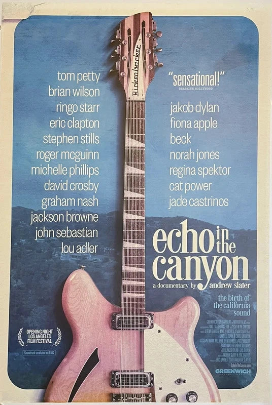 Echo in the Canyon 2018 Original Movie Poster 27x40 DS Jakob Dylan Documentary