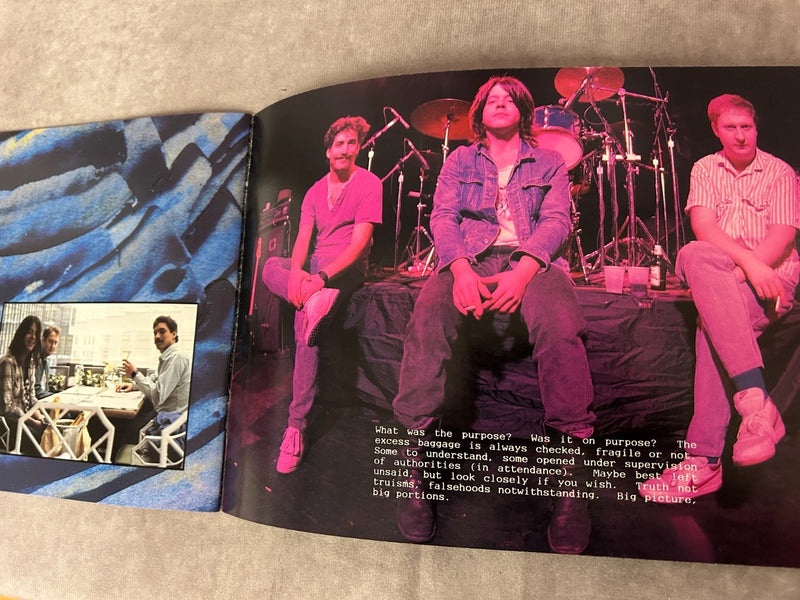 Husker Du Signed 1987 Promo Photo Book Bob Mould Grant Hart Greg Norton
