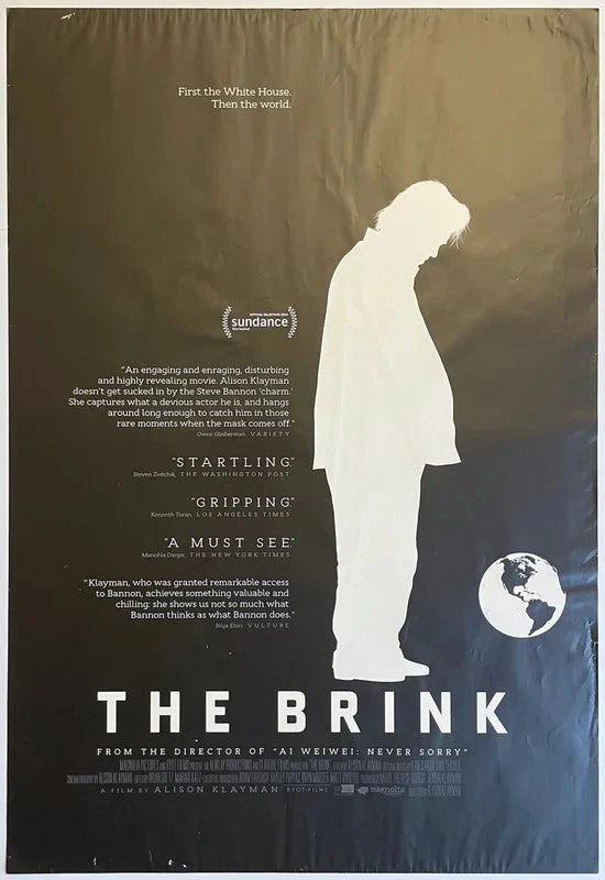 The Brink 2019 Original Movie Poster 27x40 DS Steve Bannon Alison Klayman