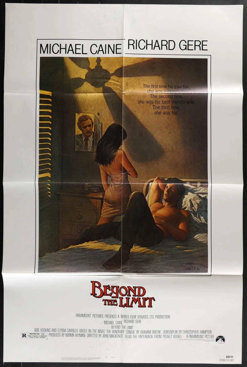 Beyond the Limit 1982 Original Movie Poster 27x40.5 Michael Caine Richard Gere