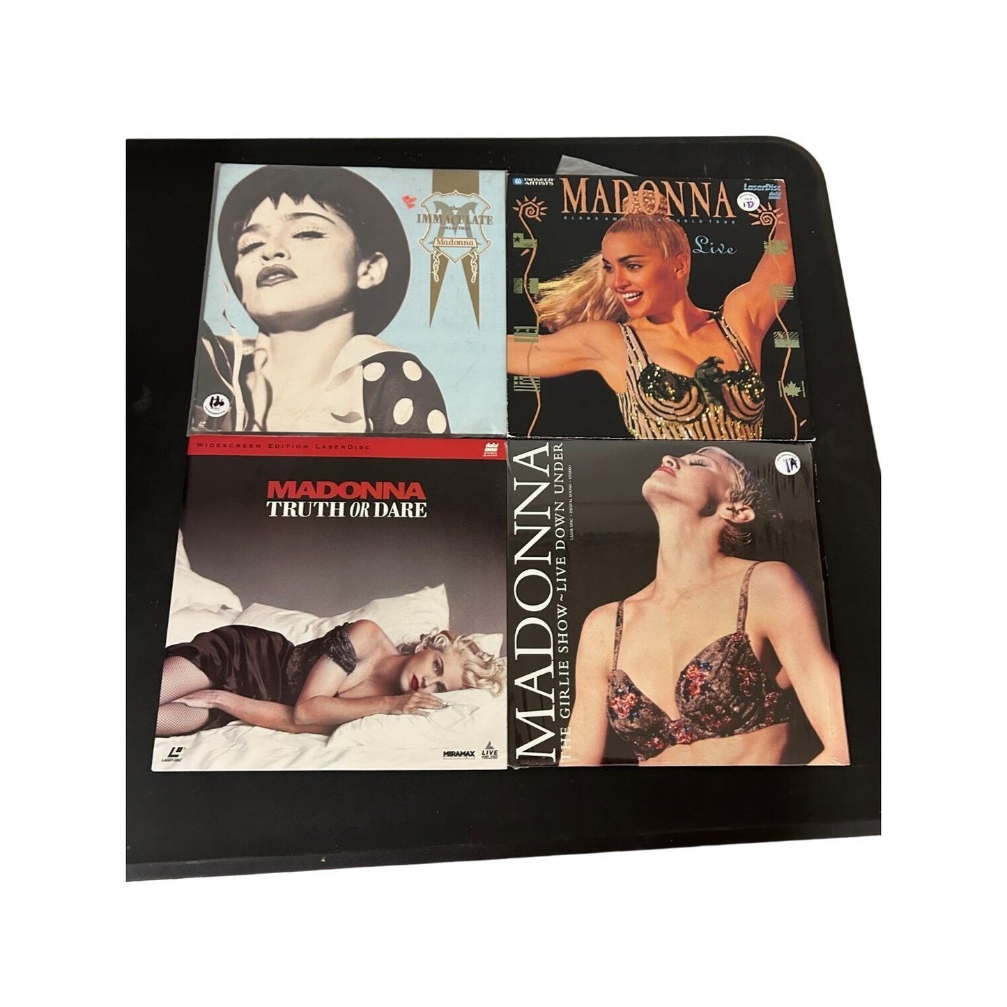 Set of Four Madonna Laserdiscs