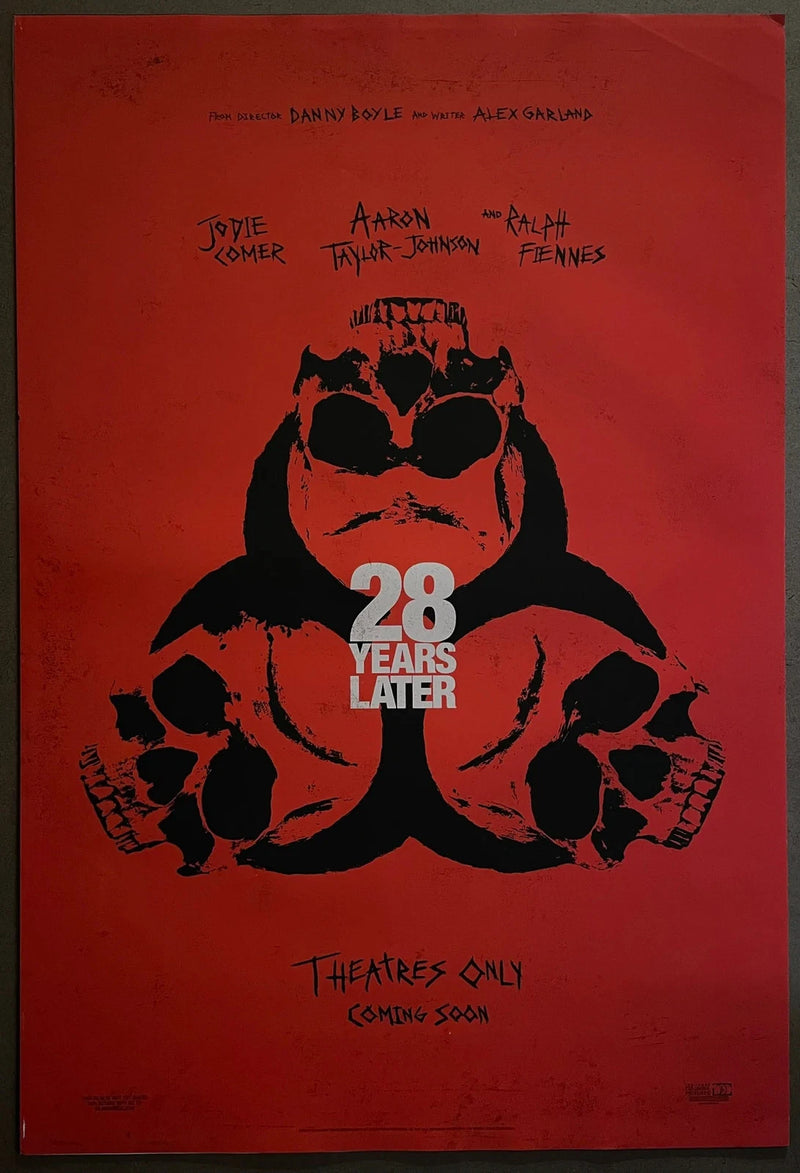 28 Years Later 2025 USA One-Sheet Rolled DS 27x40 Jodie Comer Horror Poster