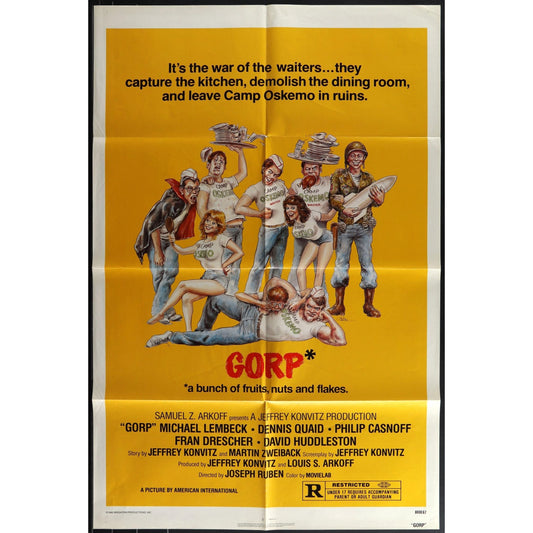 Gorp (1980) Original Movie Poster Folded 27x41