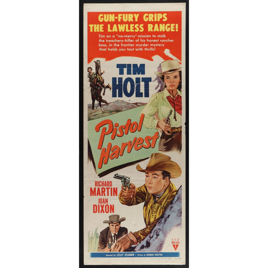 Pistol Harvest (1951) Original Movie Poster 14x36