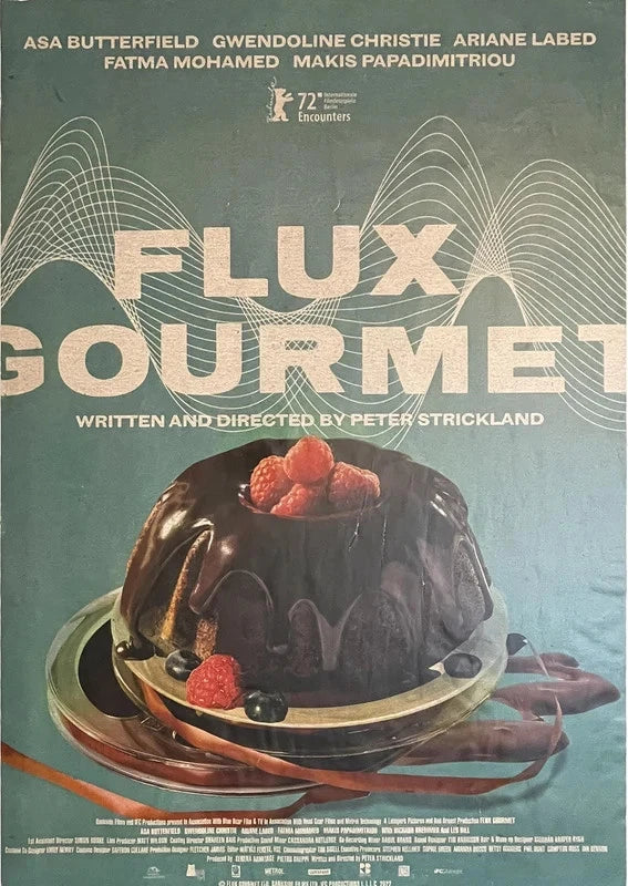 Flux Gourmet 2022 Original Movie Poster 27x40 SS Peter Strickland
