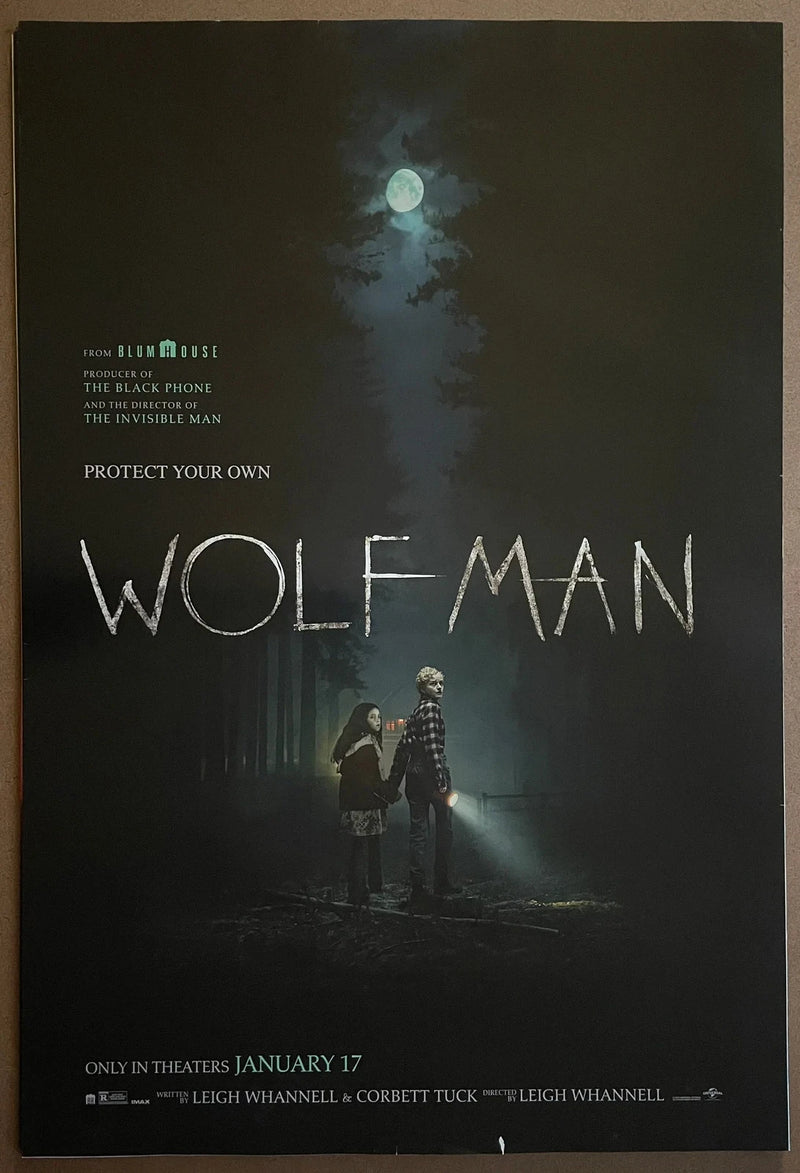 Wolf Man 2025 Blumhouse Horror 27x40 DS Movie Poster Leigh Whannell