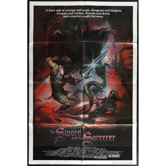The Sword and the Sorcerer (1982) Original Movie Poster Folded 27x41 EM4-129