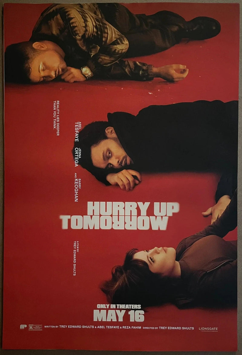 Hurry Up Tomorrow 2025 USA 27x40 DS Rolled Movie Poster Jenna Ortega