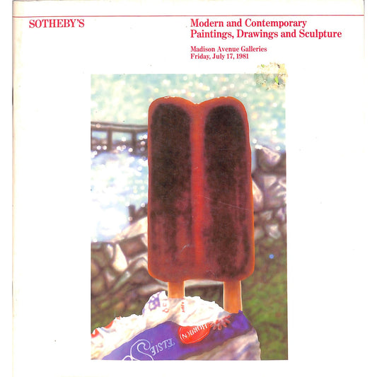 Sotheby's Modern and Contemporary Art Auction Catalog July 17, 1981