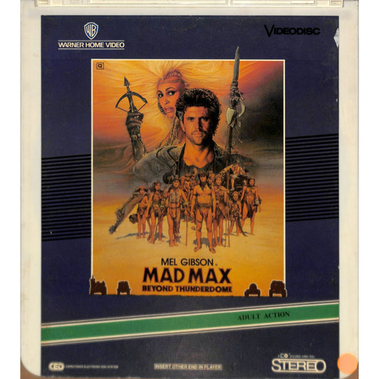 Mad Max Beyond Thunderdome (1985) Vintage CED Videodisc TESTED WORKING