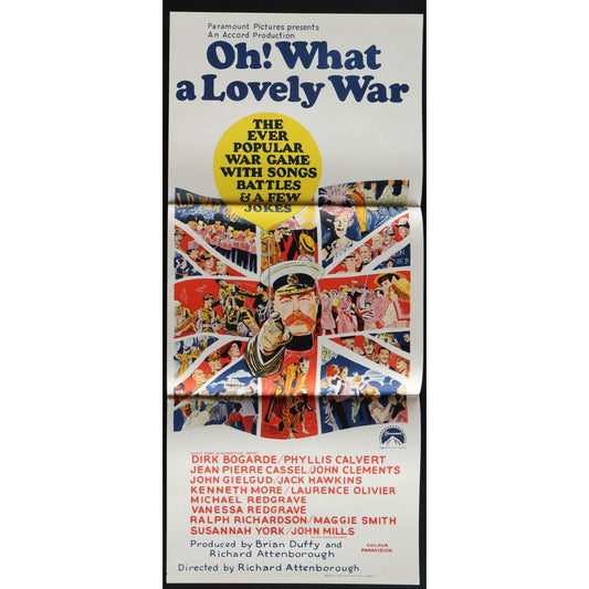 Oh! What a Lovely War (1969) Original Australian Daybill Movie Poster 13x30