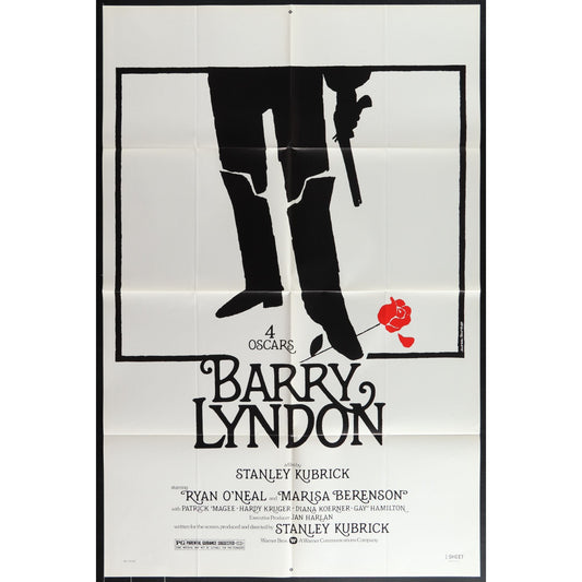 Barry Lyndon (1975) Original Movie Poster Folded 27x41