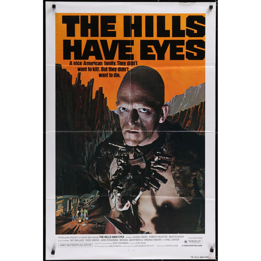 The Hills Have Eyes (1977) Original Wes Craven Movie Poster 27x41 Folded EM2B1