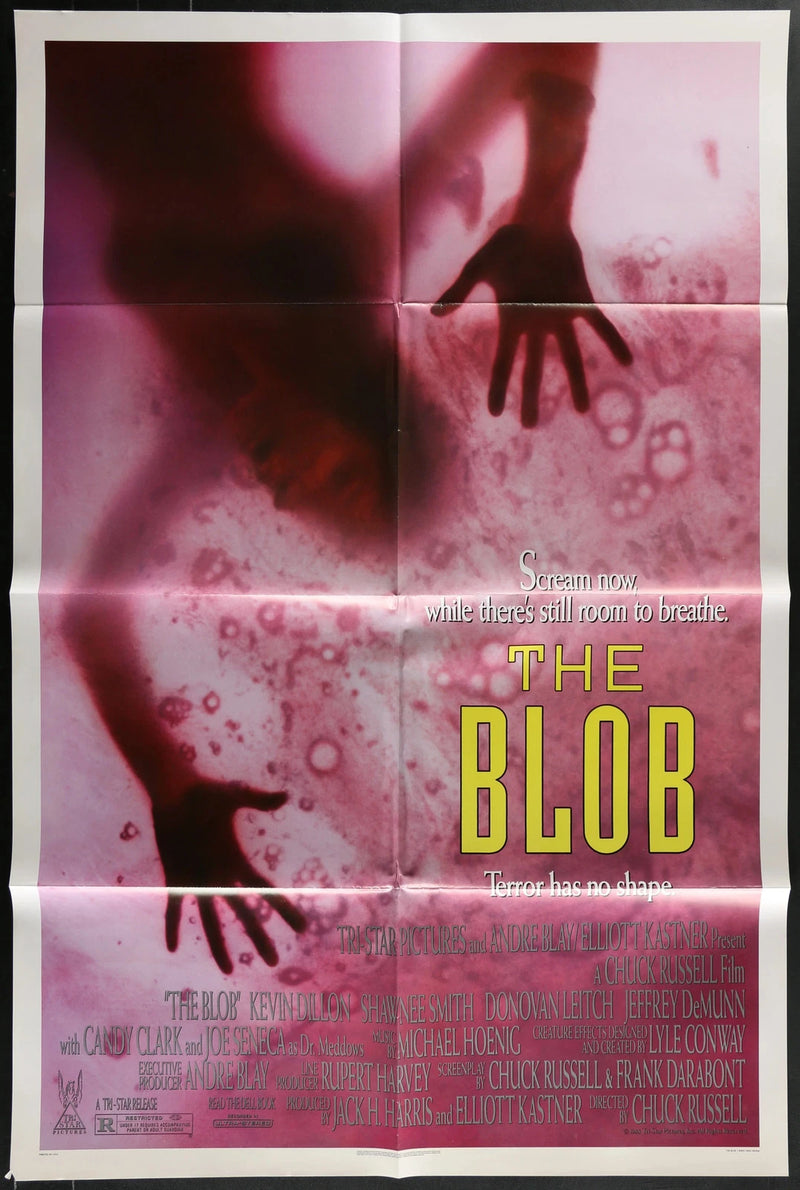 The Blob 1988 Original Movie Poster 27x41 Horror Sci-Fi Remake Classic