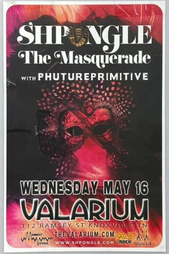 Shpongle 2008 11x17 Concert Poster The Masquerade Valarium Knoxville