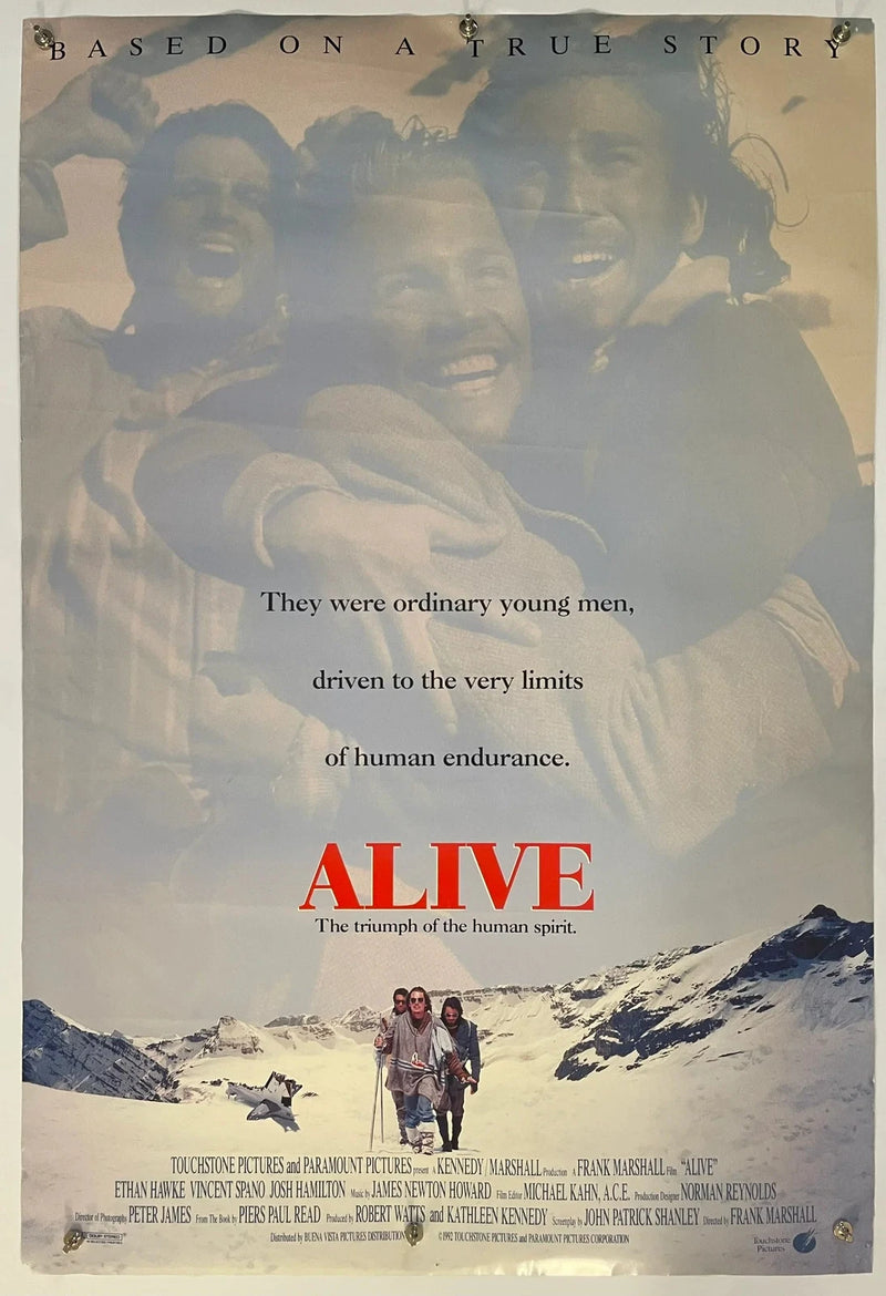 Alive (1993) Original Movie Poster 27x39
