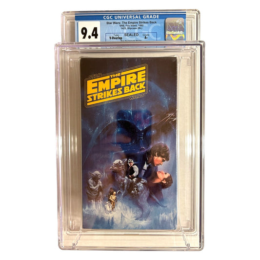 Star Wars: The Empire Strikes Back (VHS) CGC Graded 9.4 SEALED A+