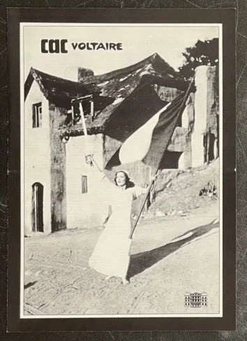 CAC Voltaire – Program Guide Poster (1989) Original 8.25x11.75