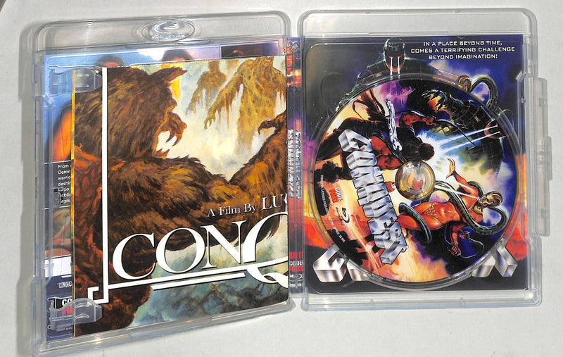 Conquest (Blu-Ray, 2019) with Slipcase Code Red Lucio Fulci plus Mini-Poster