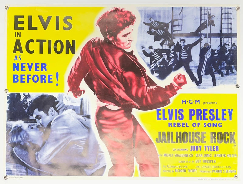 Jailhouse Rock Elvis Presley 27x36 Reissue Movie Poster