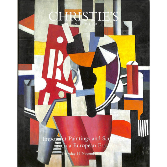 Christie's Paintings & Sculpture European Art Auction Catalog Nov 19, 1998