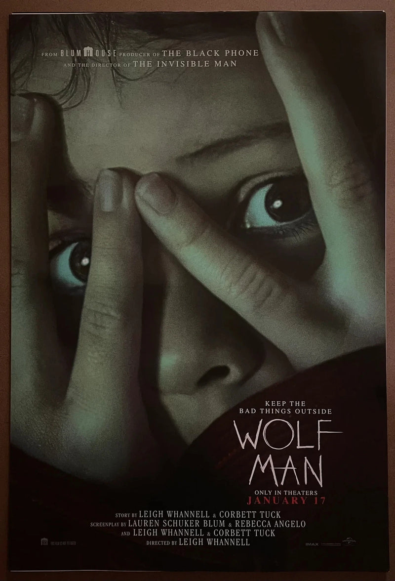 Wolf Man 2025 Blumhouse Horror US One-Sheet 27x40 Double-Sided Poster