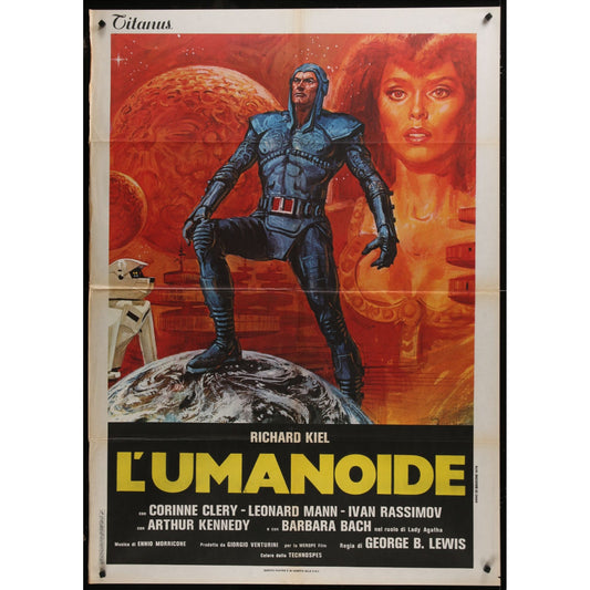 The Humanoid (1979) Original Italian 1P Movie Poster Folded 39x55