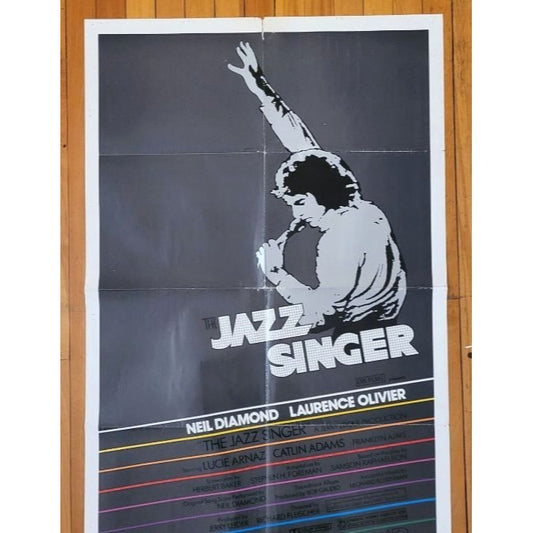 The Jazz Singer (1980) Original Movie Poster 27x41 Folded Neil Diamond