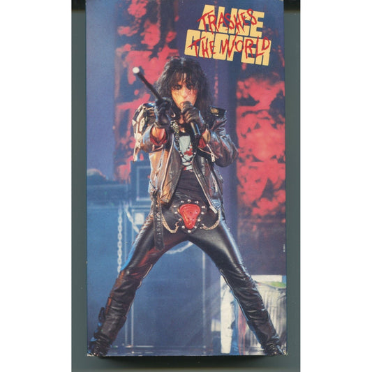 Alice Cooper Trashes the World (1990) Live Concert VHS Tape
