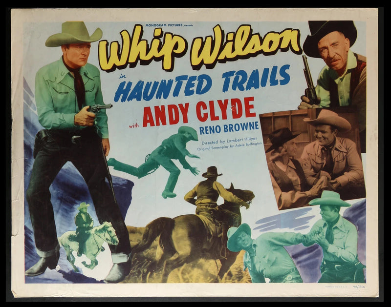 Haunted Trails (1949) Original Half-sheet Movie Poster 22x28