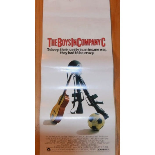 The Boys in Company C (1978) Original Movie Poster 14x36 Rolled