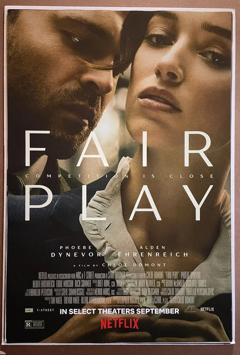 Fair Play 2023 US One Sheet 27x40 DS Poster Phoebe Dynevor Alden Ehrenreich