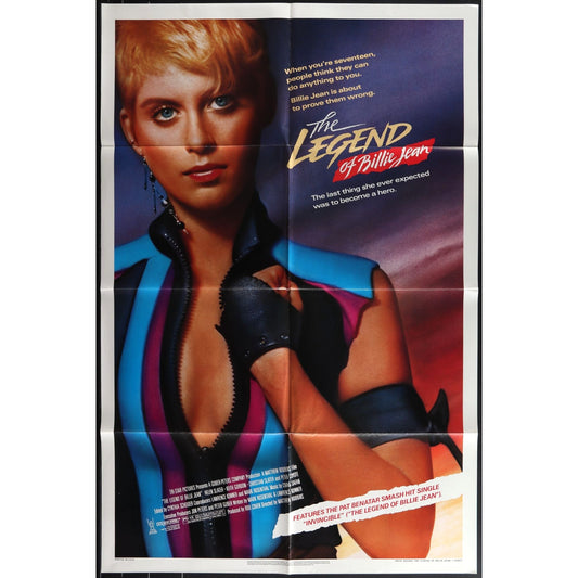 The Legend of Billie Jean (1985) Original movie Poster Folded 27x41