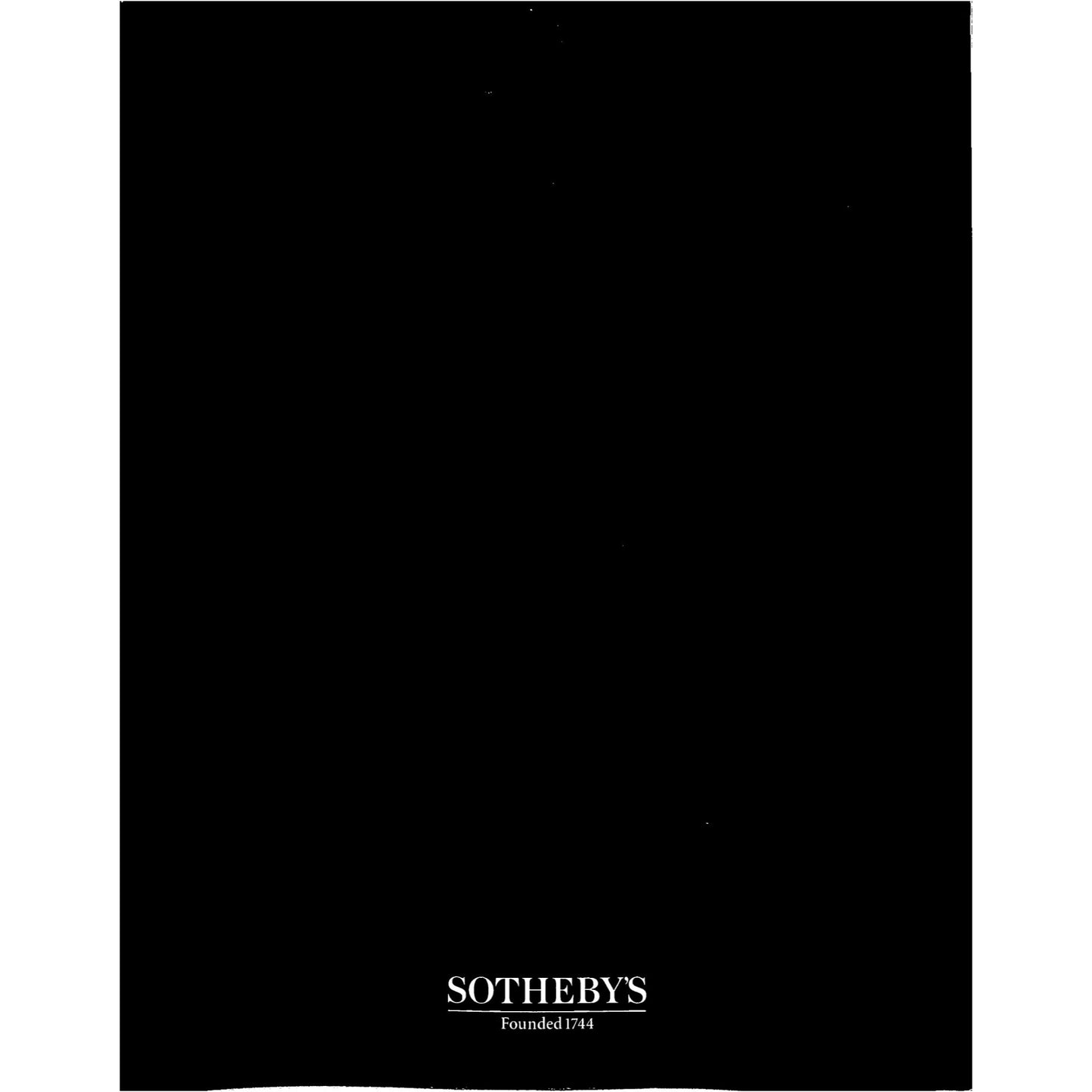 Sotheby's Catalog: Paintings from Rolf and Margit Weinberg Collection