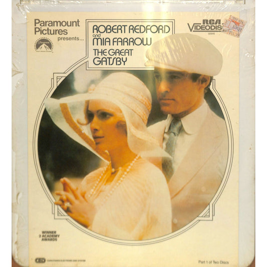 The Great Gatsby (1974) Vintage CED RCA SelectaVision Videodisc TESTEDWORKING