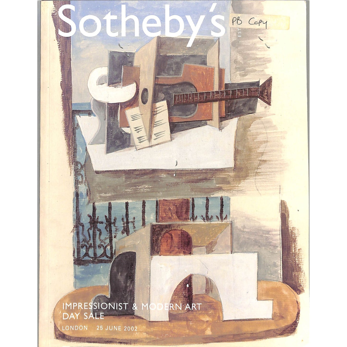 Sotheby's Impressionist & Modern Art Auction Catalog June 25, 2002