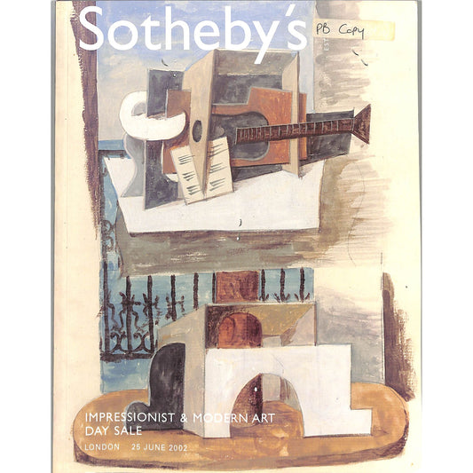 Sotheby's Impressionist & Modern Art Auction Catalog June 25, 2002
