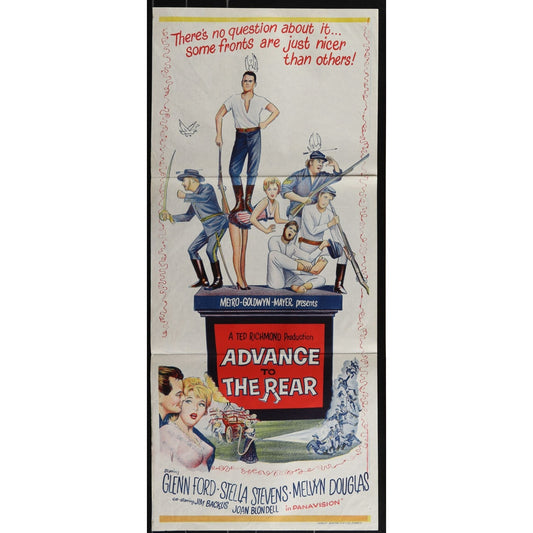 Advance to the Rear (1964) Original Australian Daybil Movie Poster Folded 13x30