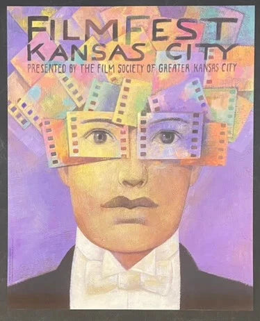 FilmFest Kansas City (1990) Original Film Festival Poster 17x21