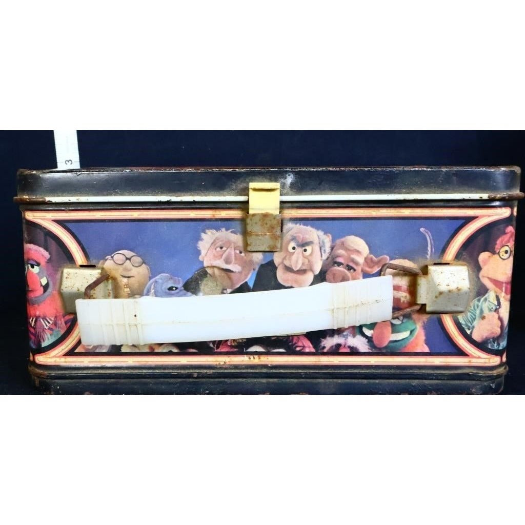 Vintage metal Muppets lunchbox w thermos