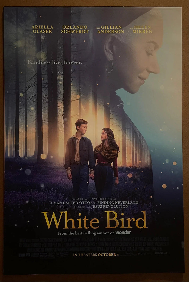 White Bird 2024 US One-Sheet Rolled DS 27x40 Helen Mirren Gillian Anderson