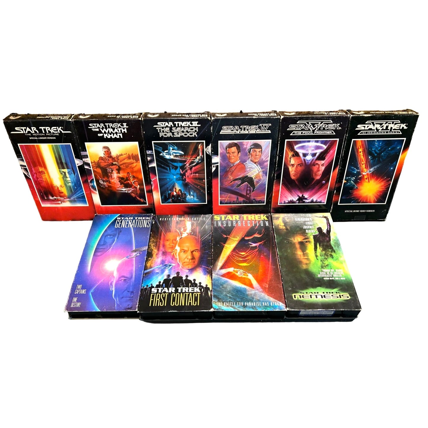 Star Trek - Complete VHS Movie Set 1979-2002 Kirk & Picard