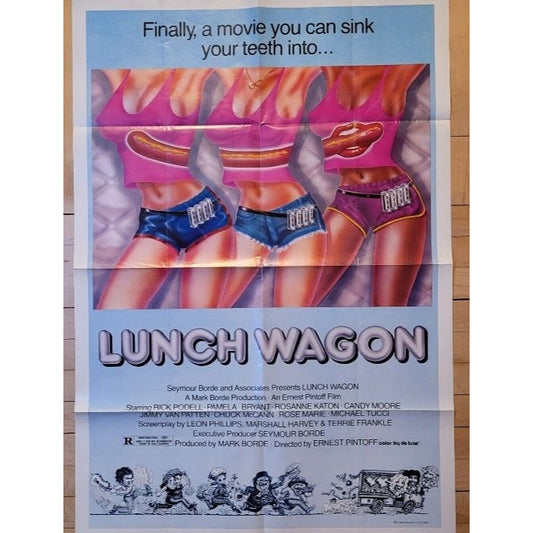 Lunch Wagon (1981) Original Movie Poster 27x41 Folded Pamela Jean Bryant