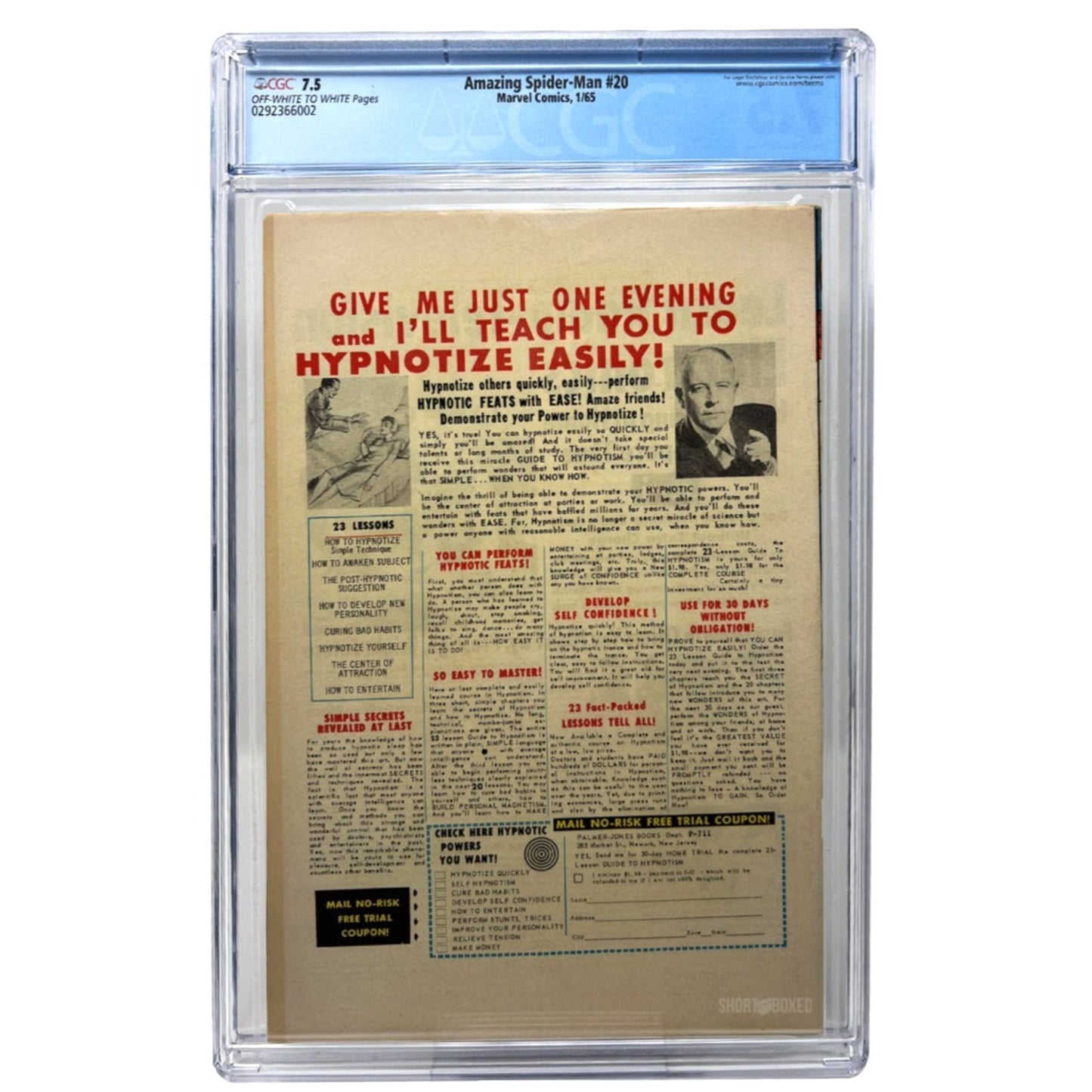 Amazing Spider-Man #20 (1965) CGC 7.5 OW/W Pages 1st appearance of Scorpion