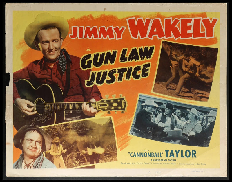Gun Law Justice (1949) Original Half-sheet Movie Poster Rolled 22x28