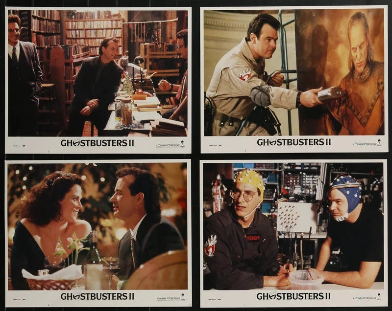 Ghostbusters II 1989 Original 8 Lobby Card Set 11x14 Bill Murray Dan Aykroyd